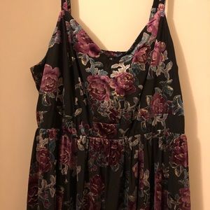 Torrid velvet burnout maxi gown